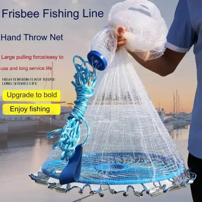 Filet de Lancer Épervier de Pêche à Main